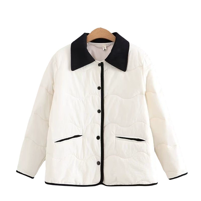 Winter short retro light and thin down jacket with down for students, Korean style, loose fit
