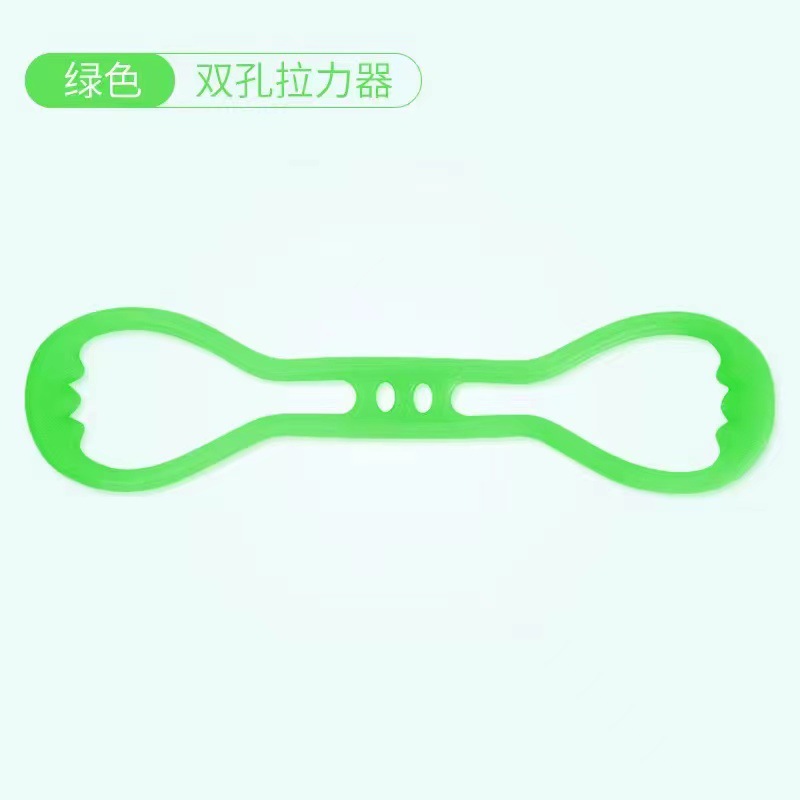 실리콘 8 자 장력 장치 녹색