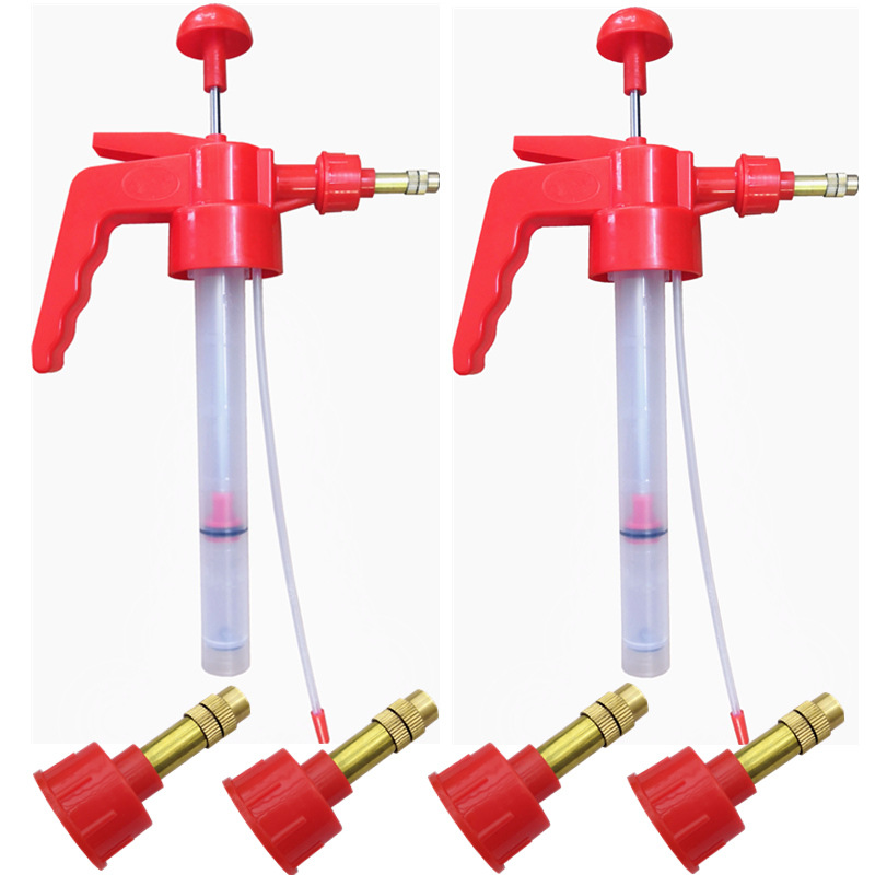 Accesorios de botella de pulverización boquilla de pulverización artículos de jardinería piezas de boquilla de pulverización de alta presión atomizador de riego de flores botella de pulverización de jardín