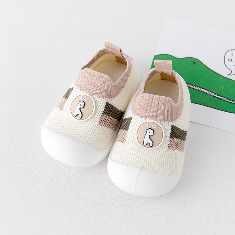 Zapatos de primavera y otoño para bebés y niños pequeños con suela suave, antideslizantes, transpirables, con talón antideslizante, zapatos de interior para niños, cómodos y versátiles.