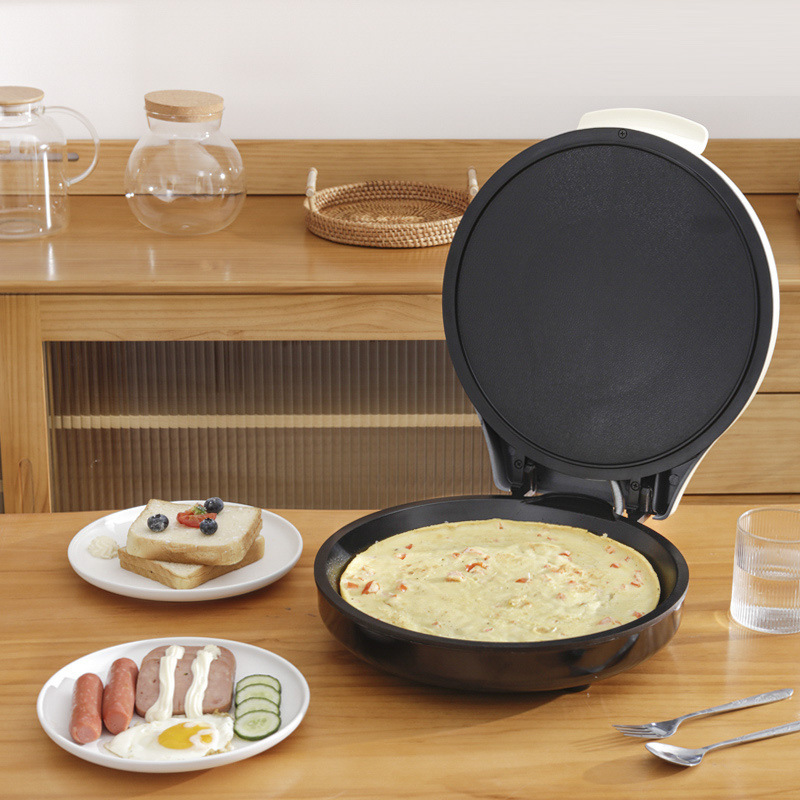 新款家用電餅鐺多功能 雙面加熱烙餅不粘鍋煎烤機 電餅檔一件代發