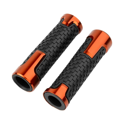 universal scooter non-slip handle cover | Motorcycle Handle Cover - 318-handle-glue-orange