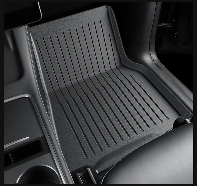 Suitable for Tesla Model Y3 Updated Version Trunk Mat Tpe Front and Rear Trunk Mat Foot Mat Modification Accessories