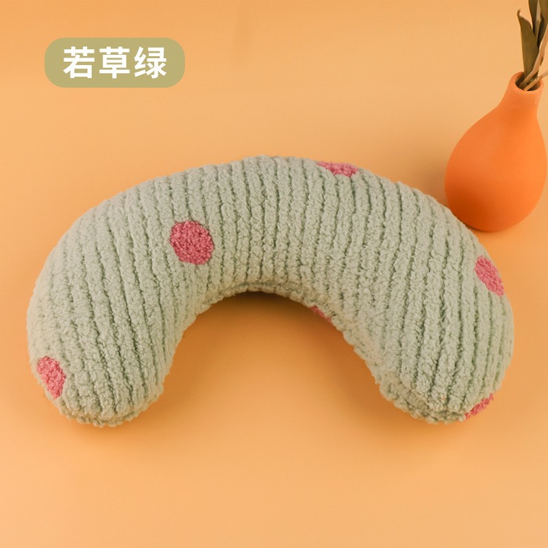 청록색 분홍색 점
