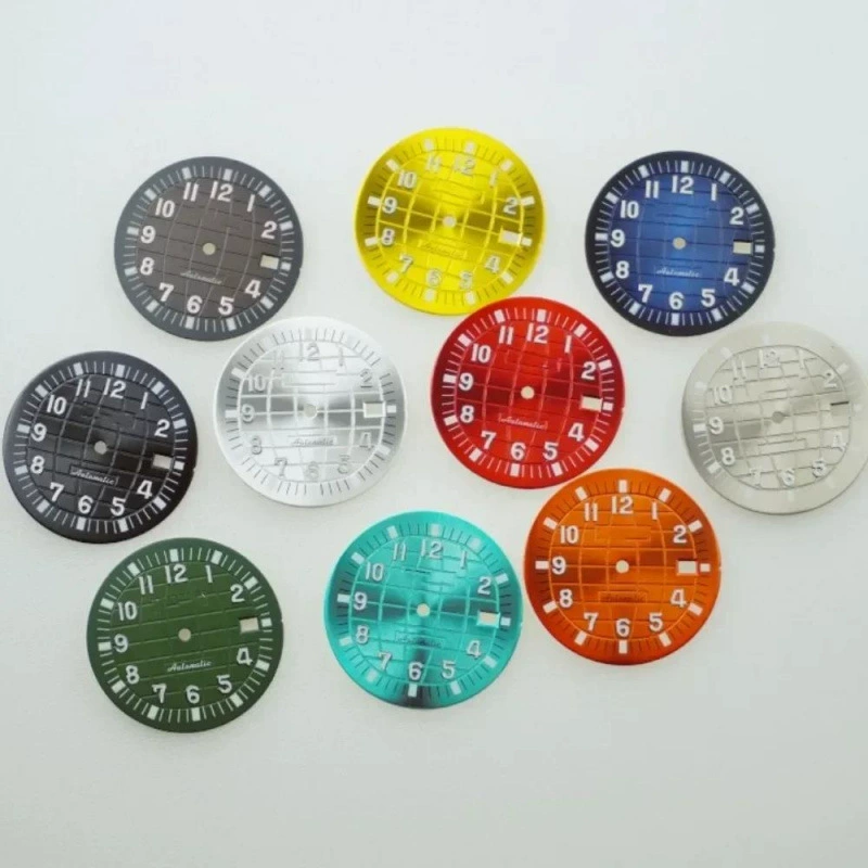 Циферблат 32 мм NH35 Циферблат для дайвинга с лентой для часов Seiko NH35