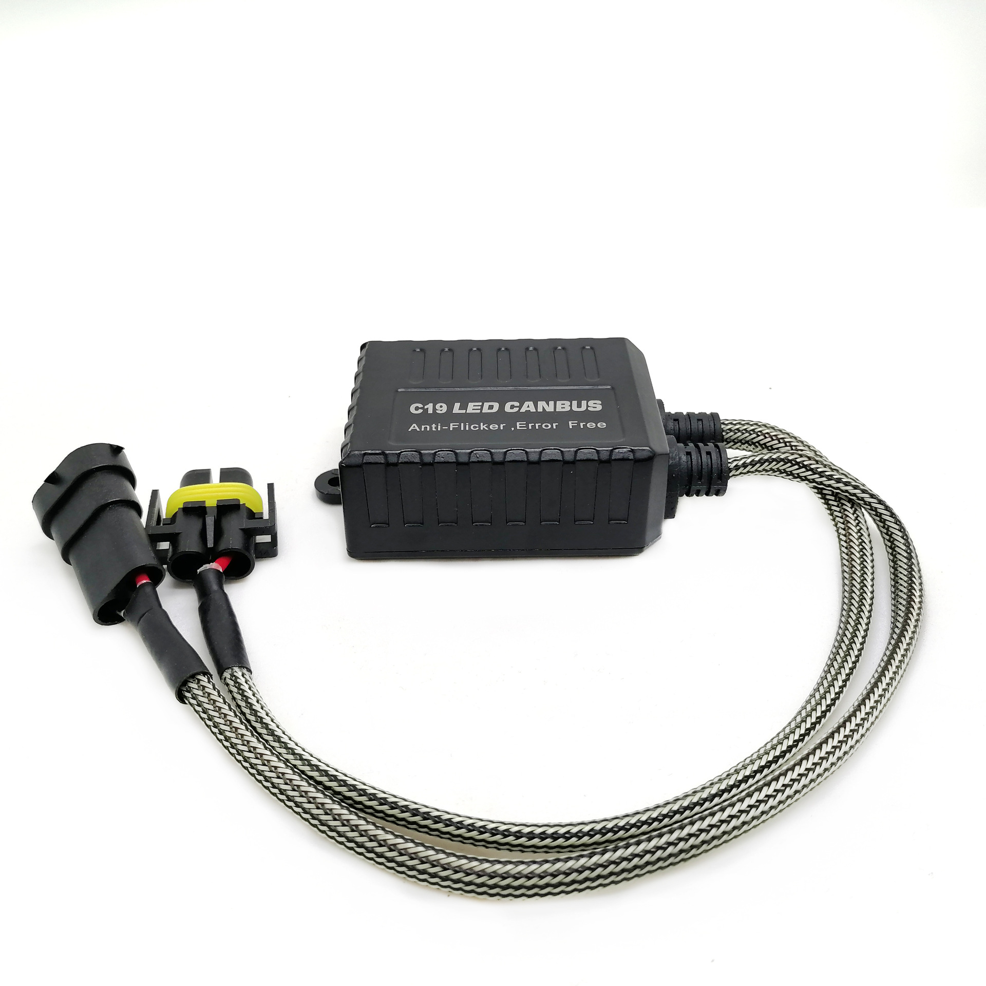 EMC anti-interferencia 24V Luz de falla del coche decodificador prevenir las luces del coche intermitente LED faro C19 decodificador