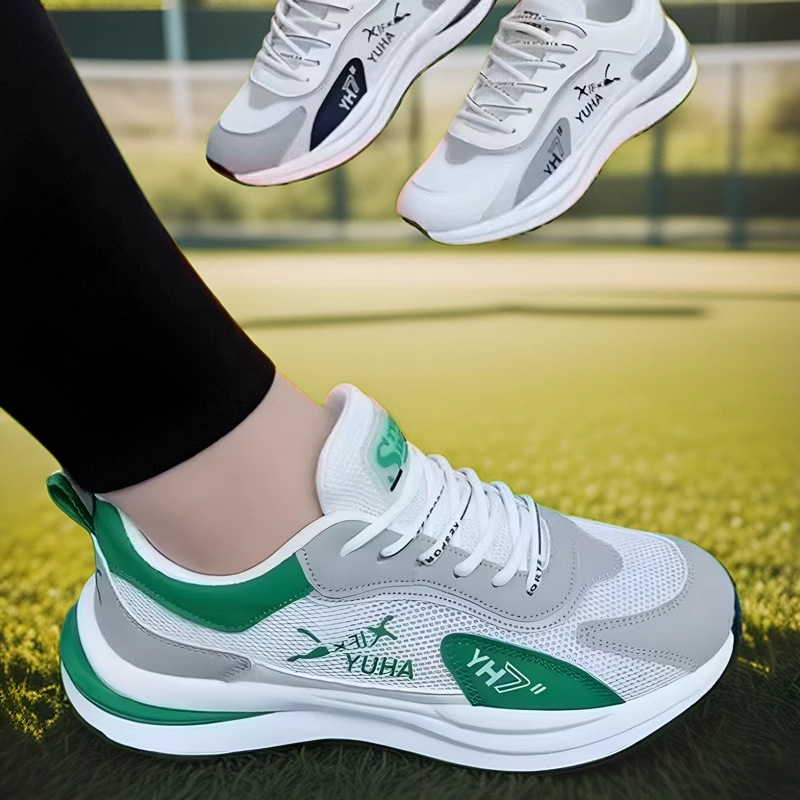 Mesh breathable comfortable casual footwear for men and women with…