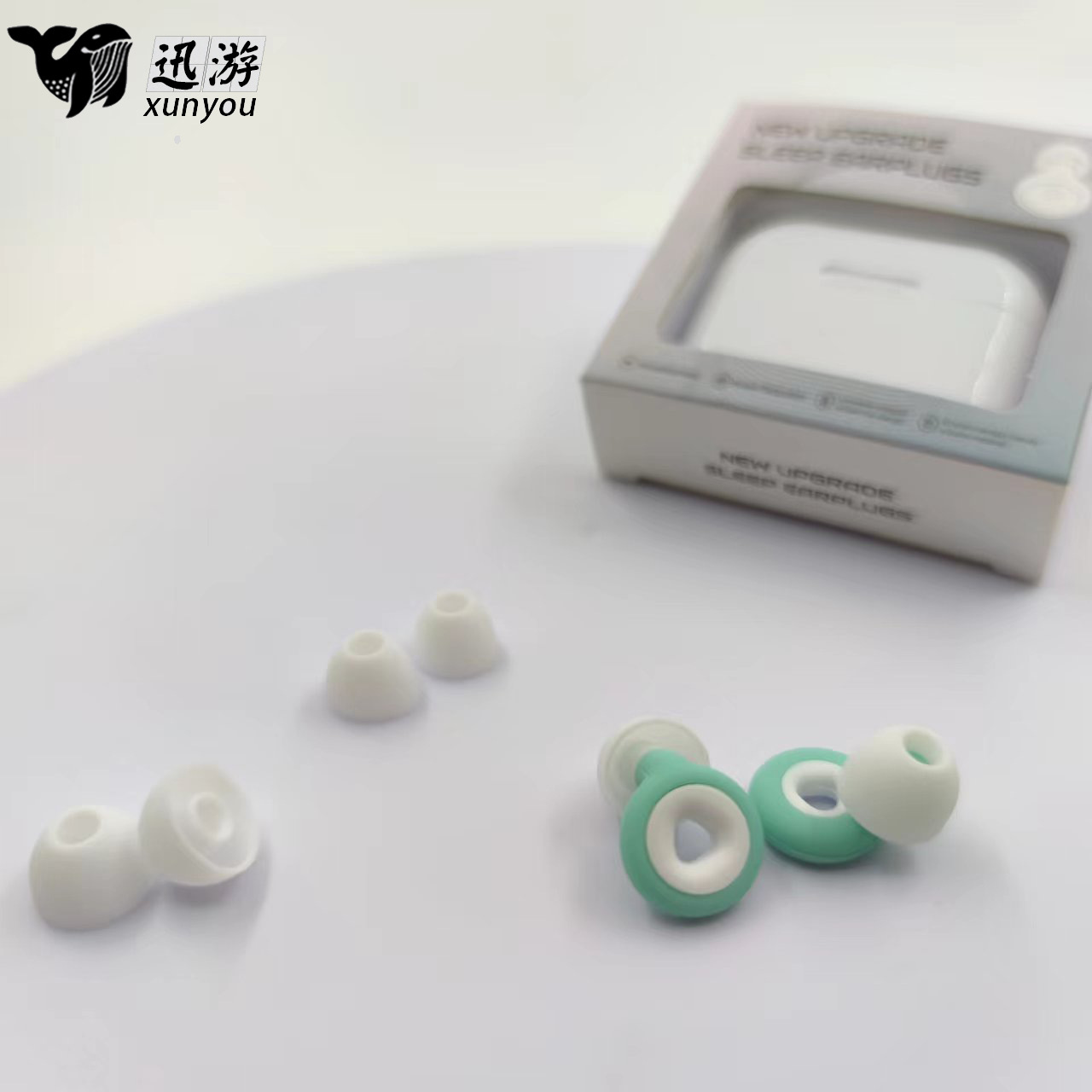 [Venta caliente transfronteriza tapones para los oídos de reducción de ruido] tapones para los oídos de silicona para dormir insonorizados Amazon caliente en stock al por mayor