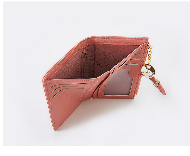 New Women's Short Fashion Short Wallet Zipper Wallet Multi Functional Zero Wallet_voghion.com