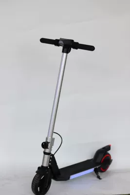 Electric Scooter with Led – Qatlanan elektrik skuterlər - silver