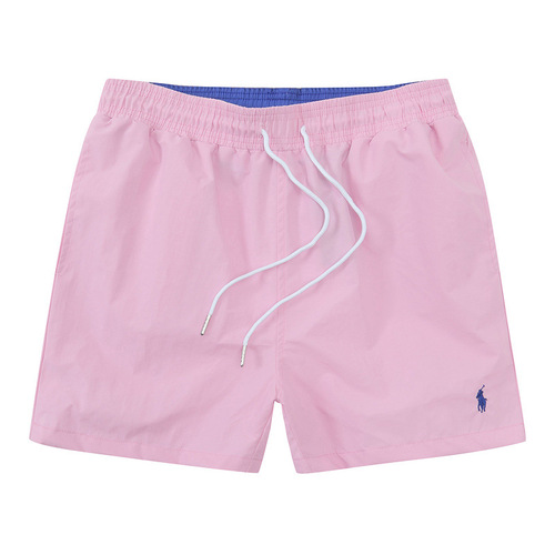 Men's Beach Shorts with Four-Ribbon Contrast Shorts, Casual Fashion Ocean Wave Pants, Men's Straight Leg Summer Sports Pants, Trendy
