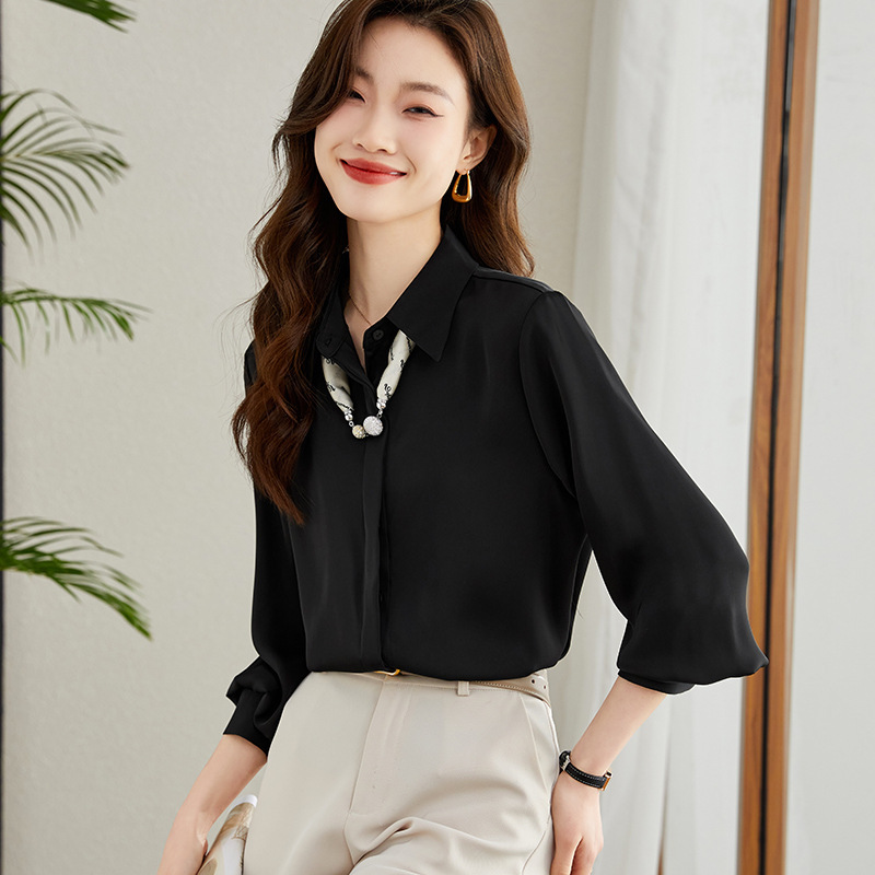 秋装女2025新款衬衫上衣设计感小众法式高级感衬衣独特别致小衫|undefined