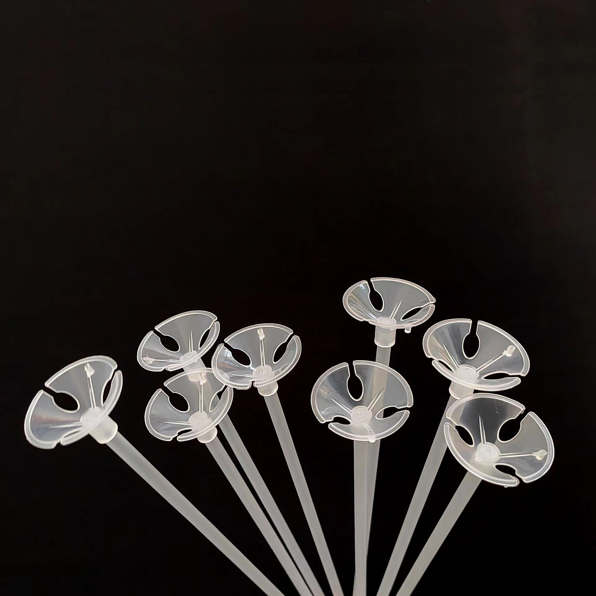 Red Polo globo ola bola fregona universal 60cm puntal Barra de mano transparente película de aluminio barra de soporte de globo