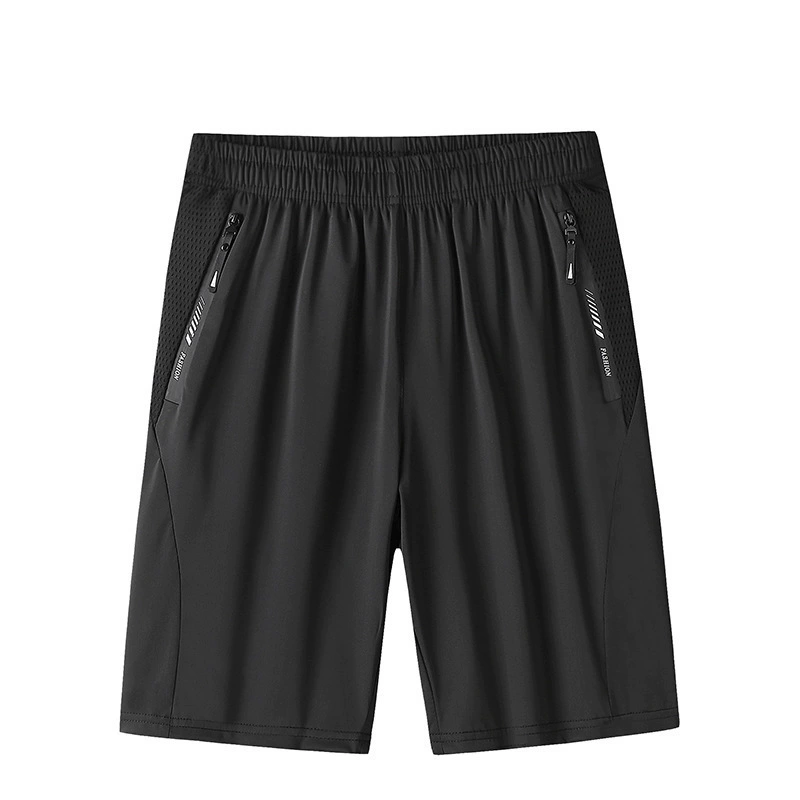 Новый стиль тонкий и легкий мужской ледяной шелк высокого качества плюс размер шорты брюки эластичные повседневные спортивные брюки шелковые брюки