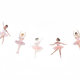 Ballet Dancer Party Decoration Banner Girl Dance Birthday Party Ballet Theme Venue Background Arrangement Supplies