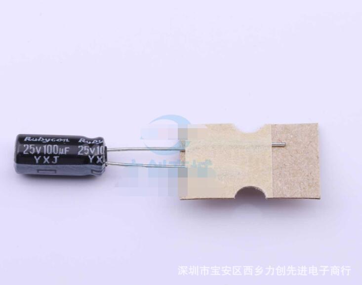 25YXJ100MFFCT15X11 参数 100uF 25V 引线型铝电解电容