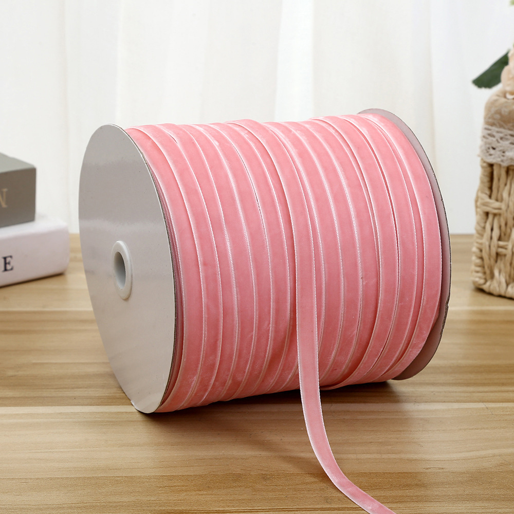 1cm cinturón de terciopelo colorido DIY hecho a mano arco accesorios para el cabello flocado cinturón ropa interior decoración accesorios cinturón de terciopelo