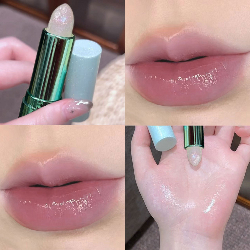 HERORANGE vigor pulsante espejo lápiz labial humectante agua brillante espejo labial blanco lápiz labial