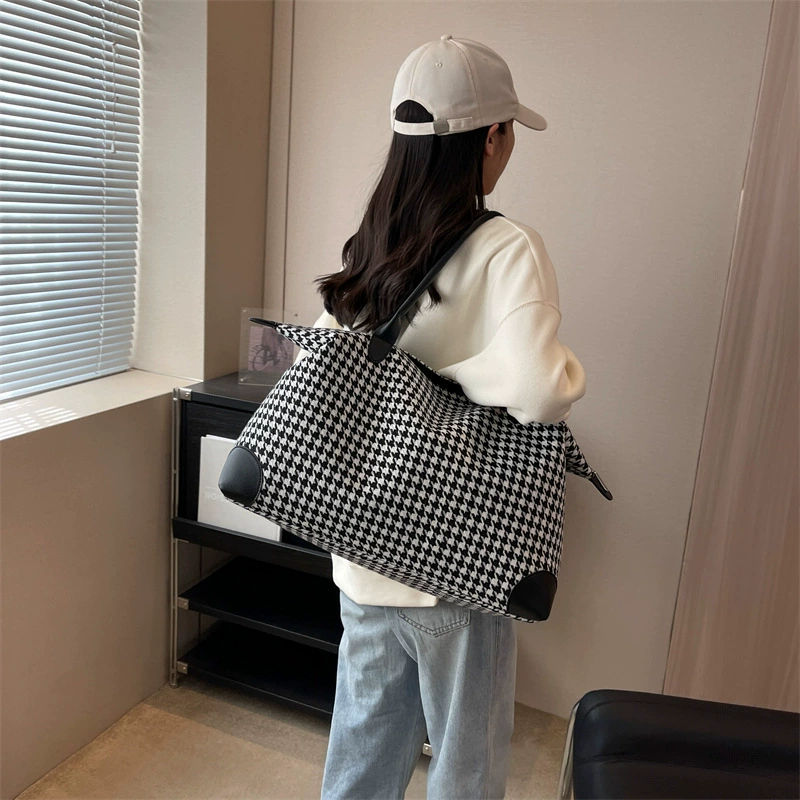 Органайзер для дорожной сумки, вязаная ткань, просторный carryall, 20.8×8×13.3 см