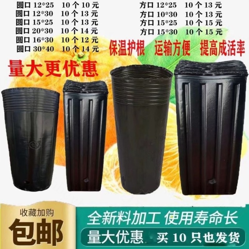 韭黄种植黑罩子家用隔光用套筒韭菜遮光筒塑料罩防晒农业圆柱盖子