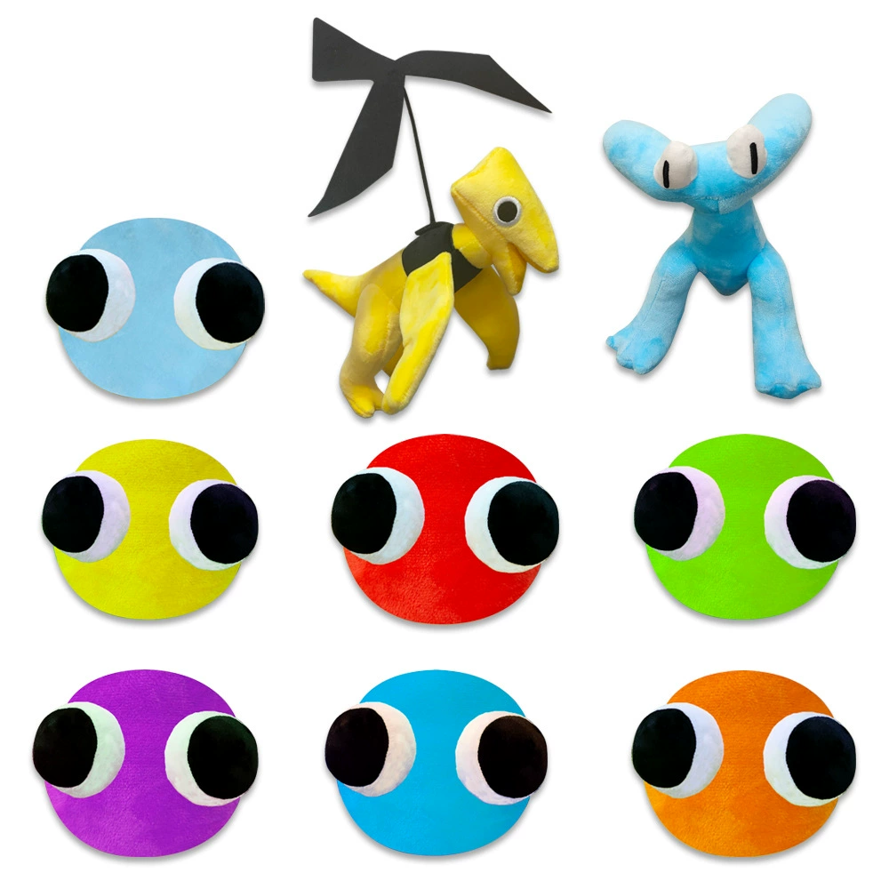 Трансграничная серия Rainbow Friends, глава 2, серия Rainbow Friends, мягкая игрушка Saliva Monster Dinosaur