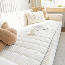 现代简约加厚灯芯绒沙发垫秋冬款防滑坐垫子客厅皮沙发巾套罩椅垫