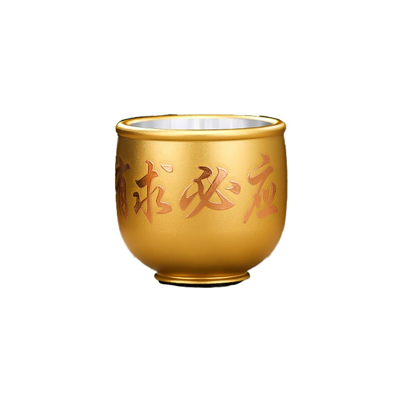 New alloy cup for household water supply, water cup for Buddha in front of Buddha, Buddha hall for Guanyin water purification cup, fortune cup