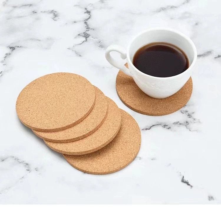 Прочный подстаканник противоскользящий теплоизоляционный экологически чистый прочный коврик для домашнего стола круглый чайный коврик простой печатный логотип
