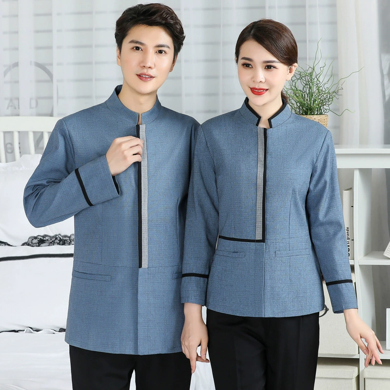 Чистящая одежда отеля с длинными рукавами