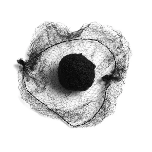 Movie and TV wig protection net cover coil hair ball head nurse stewardess high elastic invisible hair net fine net professional net pocket
