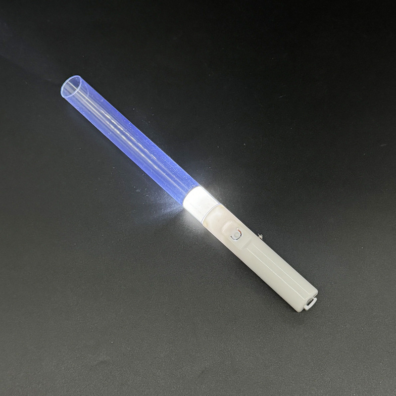 긴 아크릴 핸들 화이트