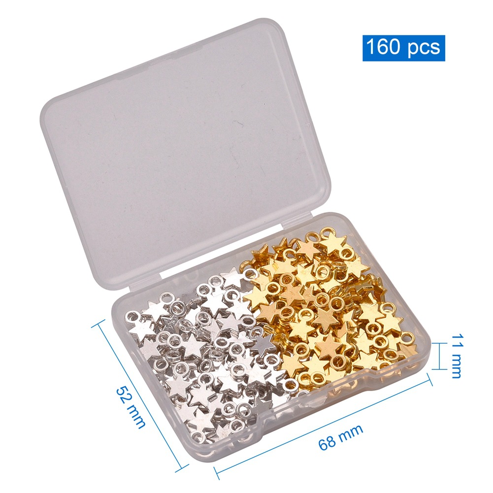 1 Set Simple Style Star Alloy Plating Jewelry Accessories display picture 2