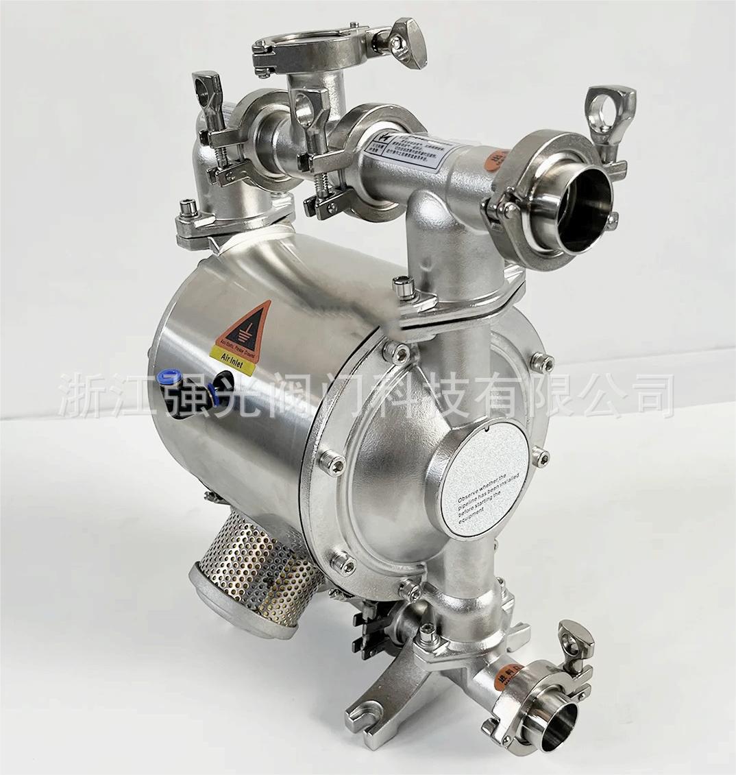 卫生级气动隔膜泵，食品级气动隔膜泵，不锈钢气动隔膜泵，高洁净