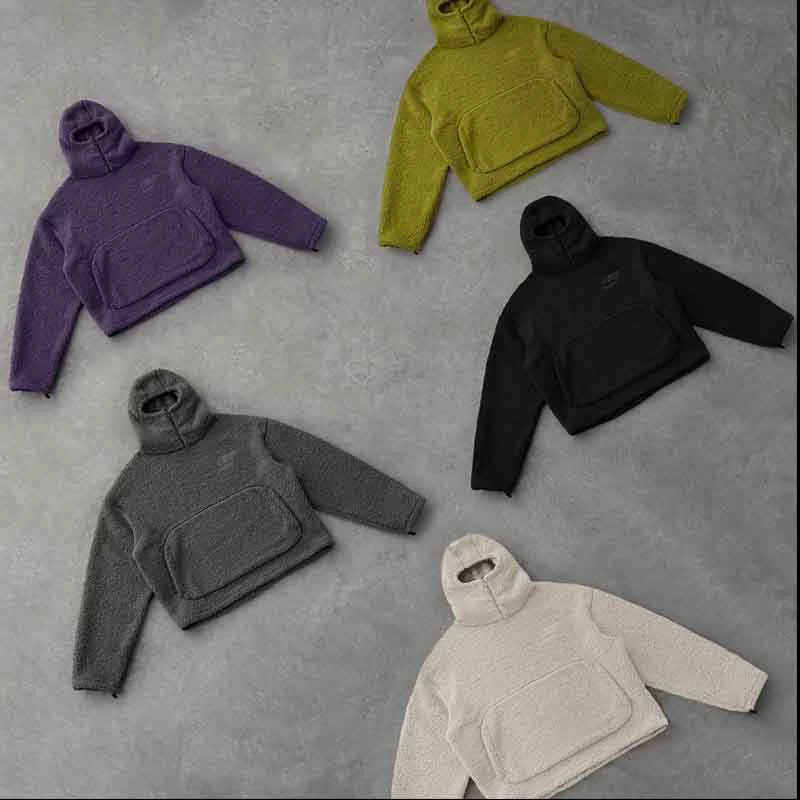 Amazon трансграничные европейские и американские мужчины осень и зима новая мода теплая индивидуальность повседневная куртка с капюшоном свитера оптом