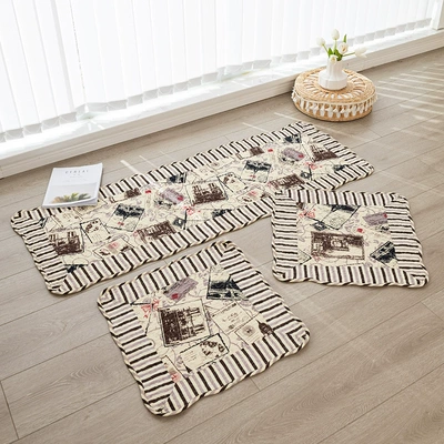 Non-Slip Seat Cushion Without Backrest, Single-Piece – Seat cushion, seat cover - pure-cotton-water-cube-5050cm-front-row-single-piece
