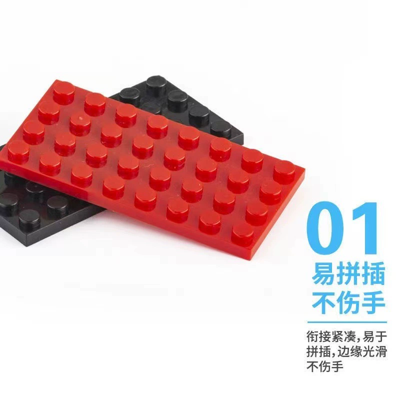 Lego, constructor, bottom plate with accessories, 4x, x8, small particles, science and technology