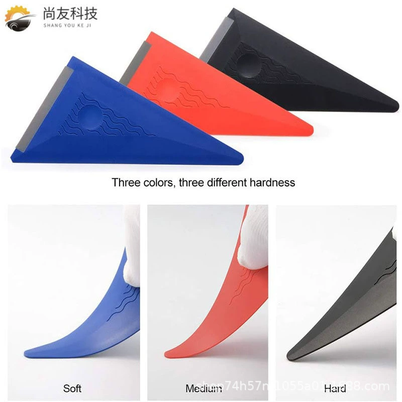 尚友 Cross -border car film tool change color film special triangle soft scraper hidden car jacket scraper