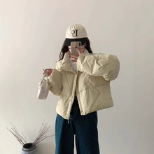 2025冬季新款羽绒服女短款韩版立领白鸭绒加厚小个子外套学院风潮
