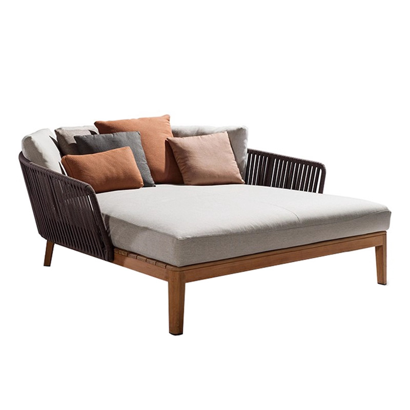 Cama doble Mark (teca)