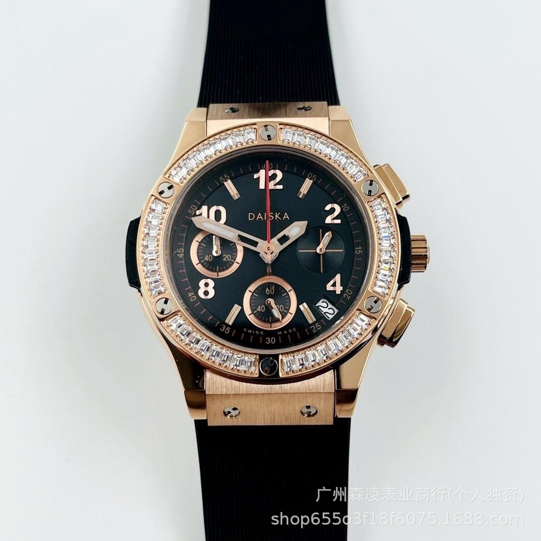 Multifunctional Chronograph, Fully Automatic Mechanical Watch, Luxury European and American Classic Watch, Business Dai Shika Watch for Men