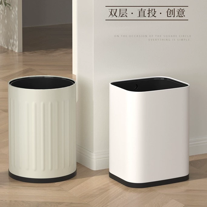 Big square high quality garbage can stainless steel