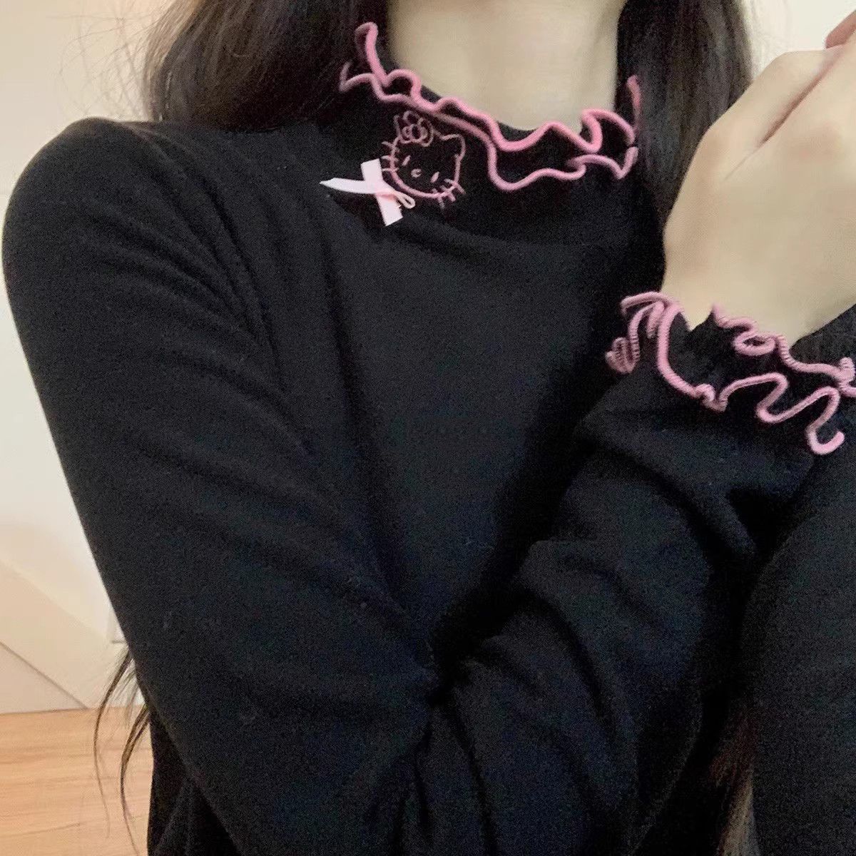 블랙 [슈퍼 소프트 왁시 양면 벨벳]