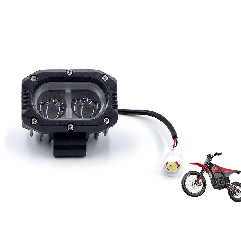Suitable for YOZMA IN10 and IN10 Pro electric off-road motorcycles, original aluminum alloy front headlight with accessories