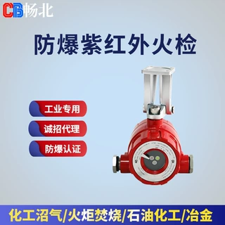 火焰检测器双波段防爆型燃气燃烧器紫红外火焰探测器带继电器输出