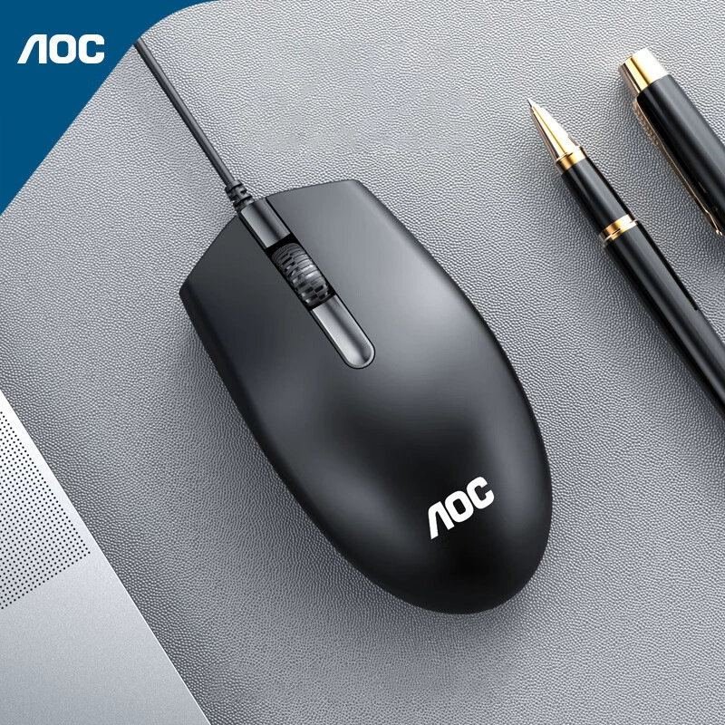 AOC мышь MS100 кабельная игровая USB-мышь ноутбук Этот настольный компьютер бытовой офис мышь