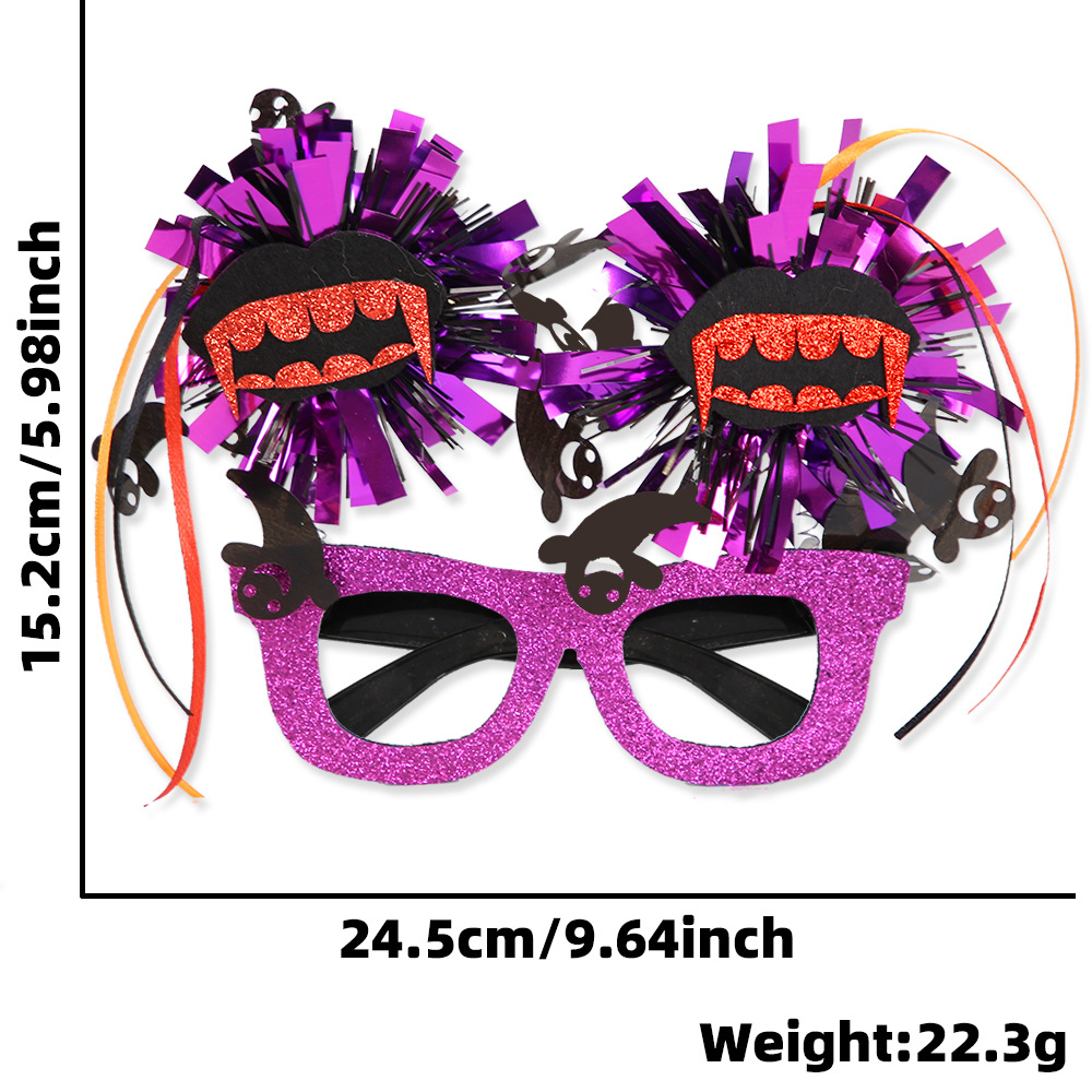 Nuevas gafas de Halloween transfronterizas gafas de bolas de color Bo Bo