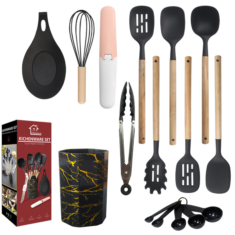 12 piezas de cocina de silicona antiadherente, cocina de silicona de grado alimenticio, cocina de silicona resistente a altas temperaturas