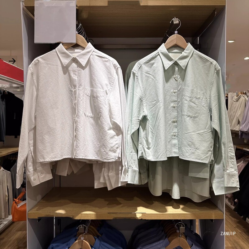26 New Styles/Women's Oxford Fabric Boxy Shirt/Long-Sleeved Shirt Casual Work Clothing Thin Jacket for Women 484928 26 New Styles/Women's Oxford Fabric Boxy Shirt/Long-Sleeved Shirt Casual Work Clothing Thin Jacket for Women 484928