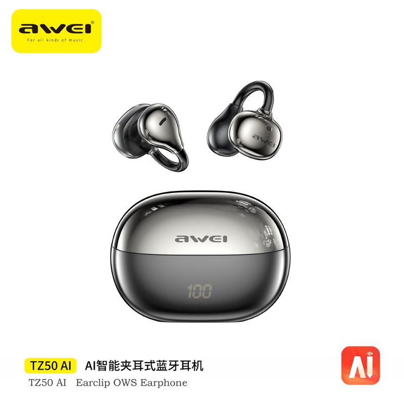 Awei 2025 新しいワイヤレス Bluetooth ヘッドセット AI インテリジェント多言語翻訳防水スポーツノイズリダクションヘッドセット|undefined