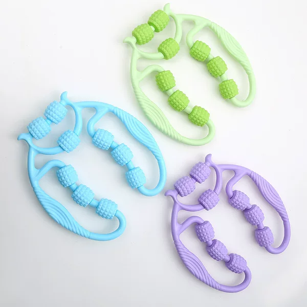 Ring leg massager thin calf elimination muscle massager relaxation kneading roller shaft yoga exercise artifact